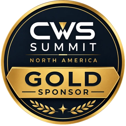 CWS Summit North America Gold Sponsor badge